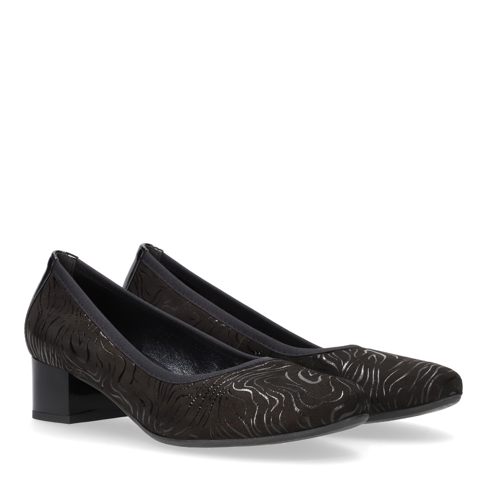  Black leather pumps  5154 Bioeco by Arka