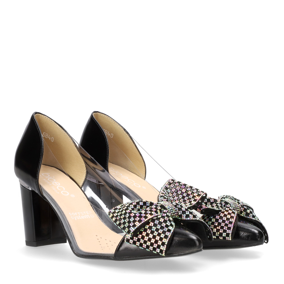  Black Patent Leather Pumps 6840 Bioeco by Arka