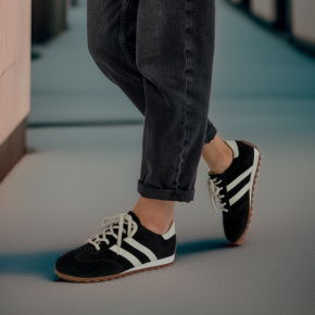  Czarne sneakersy barefoot 1121 Bioeco by Arka