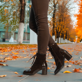  Czekoladowe welurowe botki 7795 Bioeco by Arka