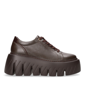  Brązowe skórzane sneakersy 1018 Bioeco by Arka
