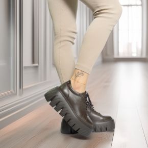  Brązowe skórzane sneakersy 1018 Bioeco by Arka