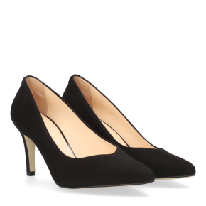  Czarne zamszowe szpilki 1089 Bioeco by Arka