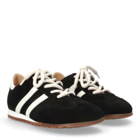  Czarne nubukowe sneakersy barefoot 1121 Bioeco by Arka
