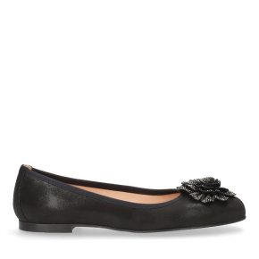  Czarne skórzane baleriny 1133 Bioeco by Arka