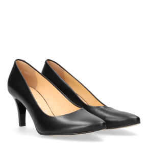  Czarne skórzane czółenka 1904 Bioeco by Arka