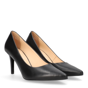  Czarne skórzane czółenka 5015 Bioeco by Arka