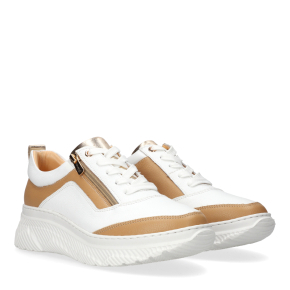  Białe skórzane sportowe buty 5959 Bioeco by Arka