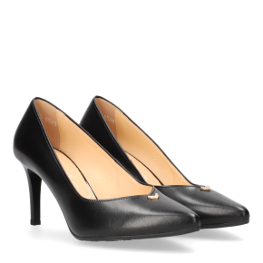  Czarne skórzane szpilki 6589 Bioeco by Arka