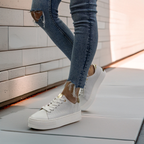  Białe buty sportowe 6755 Bioeco by Arka