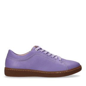  Fioletowe skórzane sneakersy 6882 Bioeco by Arka