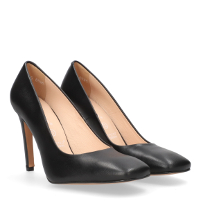  Czarne skórzane czółenka 6985 Bioeco by Arka