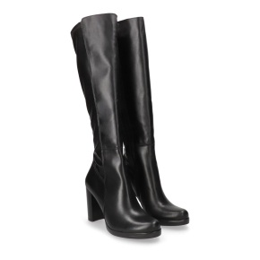  Czarne kozaki ze streczem 7277 Bioeco by Arka