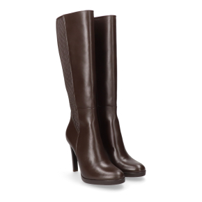  Brązowe skórzane kozaki 7709 Bioeco by Arka