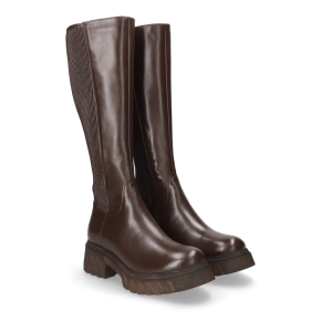  Brązowe skórzane kozaki 7857 Bioeco by Arka