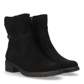  Czarne skórzane botki 7878 Bioeco by Arka