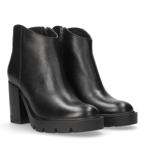  Czarne botki skórzane 7987 bioeco by Arka