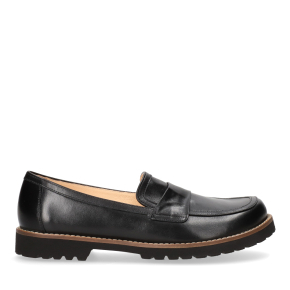  Czarne skórzane mokasyny Barefoot 6920 Bioeco by Arka