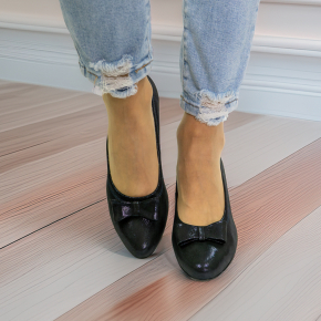  Blue leather pumps 6545 Bioeco by Arka