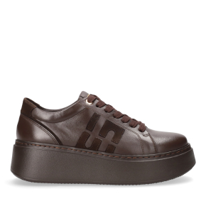 Brązowe skórzane sneakersy 1032 Bioeco by Arka