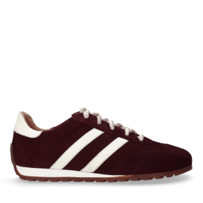 Bordowe nubukowe sneakersy barefoot 1121 Bioeco by Arka