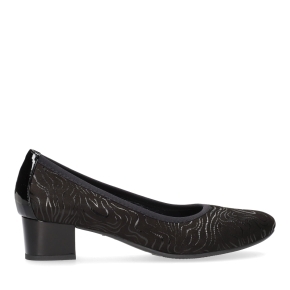 Black leather pumps  5154 Bioeco by Arka