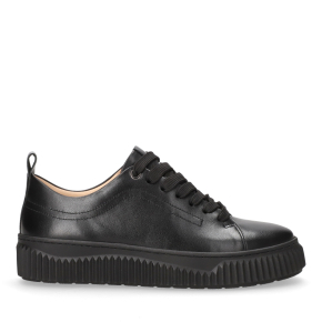 Czarne skórzane buty sportowe Bioeco by Arka 6292