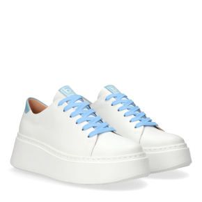 Białe sneakersy skórzane 6496 Bioeco by Arka