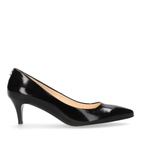 Czarne lakierowane czółenka 6624 Bioeco by Arka