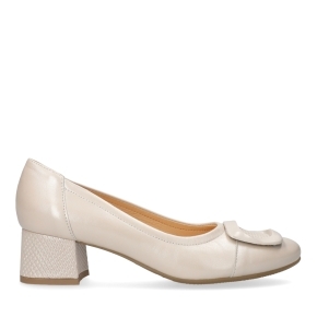 Pearl Leather Pumps 6631 Bioeco by Arka