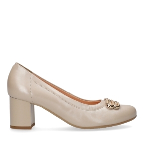 Pearl Leather Pumps 6705 Bioeco by Arka