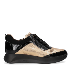 Czarno złote buty sportowe 6719 Bioeco by Arka