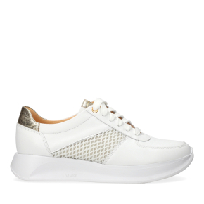 Białe skórzane buty sportowe 6789 Bioeco by Arka