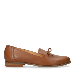 Brązowe skórzane mokasyny 6902 Bioeco by Arka