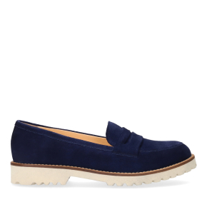 Granatowe mokasyny 6949 Bioeco by Arka
