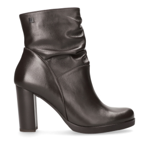 Brązowe skórzane botki 7311 Bioeco by Arka