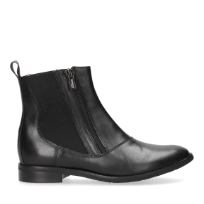 Czarne skórzane botki 7736 bioeco by Arka
