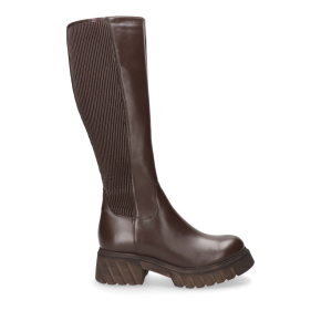 Brązowe skórzane kozaki 7857 Bioeco by Arka
