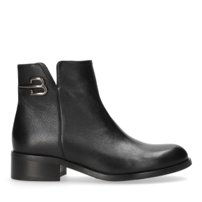 Czarne skórzane botki 7893 Bioeco by Arka