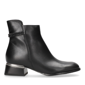 Czarne skórzane botki 7913 Bioeco by Arka