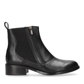 Czarne skórzane botki 7931 Bioeco by Arka
