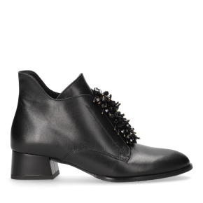 Czarne skórzane botki 7965 Bioeco by Arka