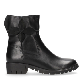 Czarne licowe botki 7969 Bioeco by Arka