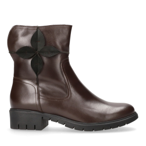 Brązowe skórzane botki 7969 Bioeco by Arka