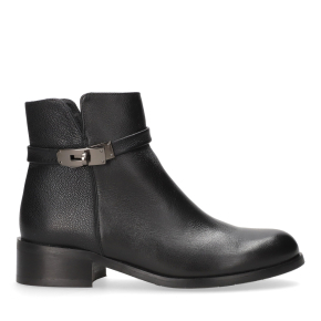 Czarne skórzane botki 7980 Bioeco by Arka