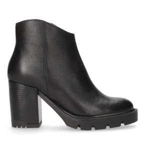 Czarne botki skórzane 7987 bioeco by Arka