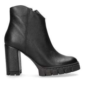 Czarne skórzane botki 7995 Bioeco by Arka